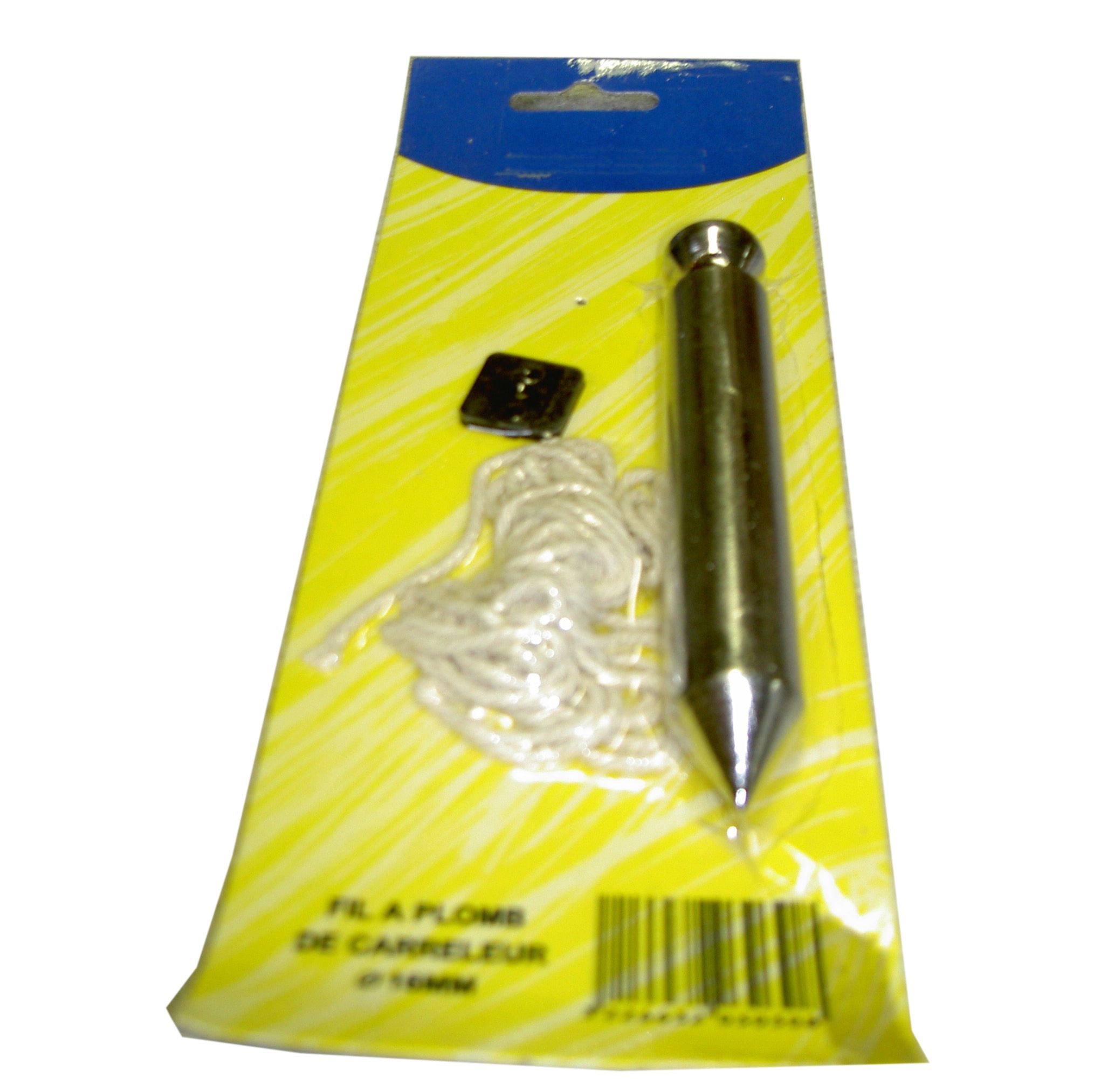 Heavy-Duty Plumb Bob with Line